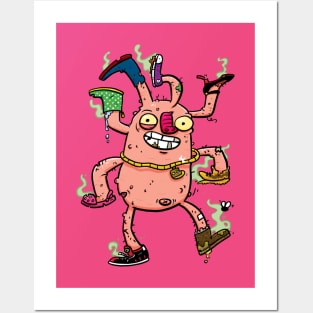 Shoe Monster Posters and Art